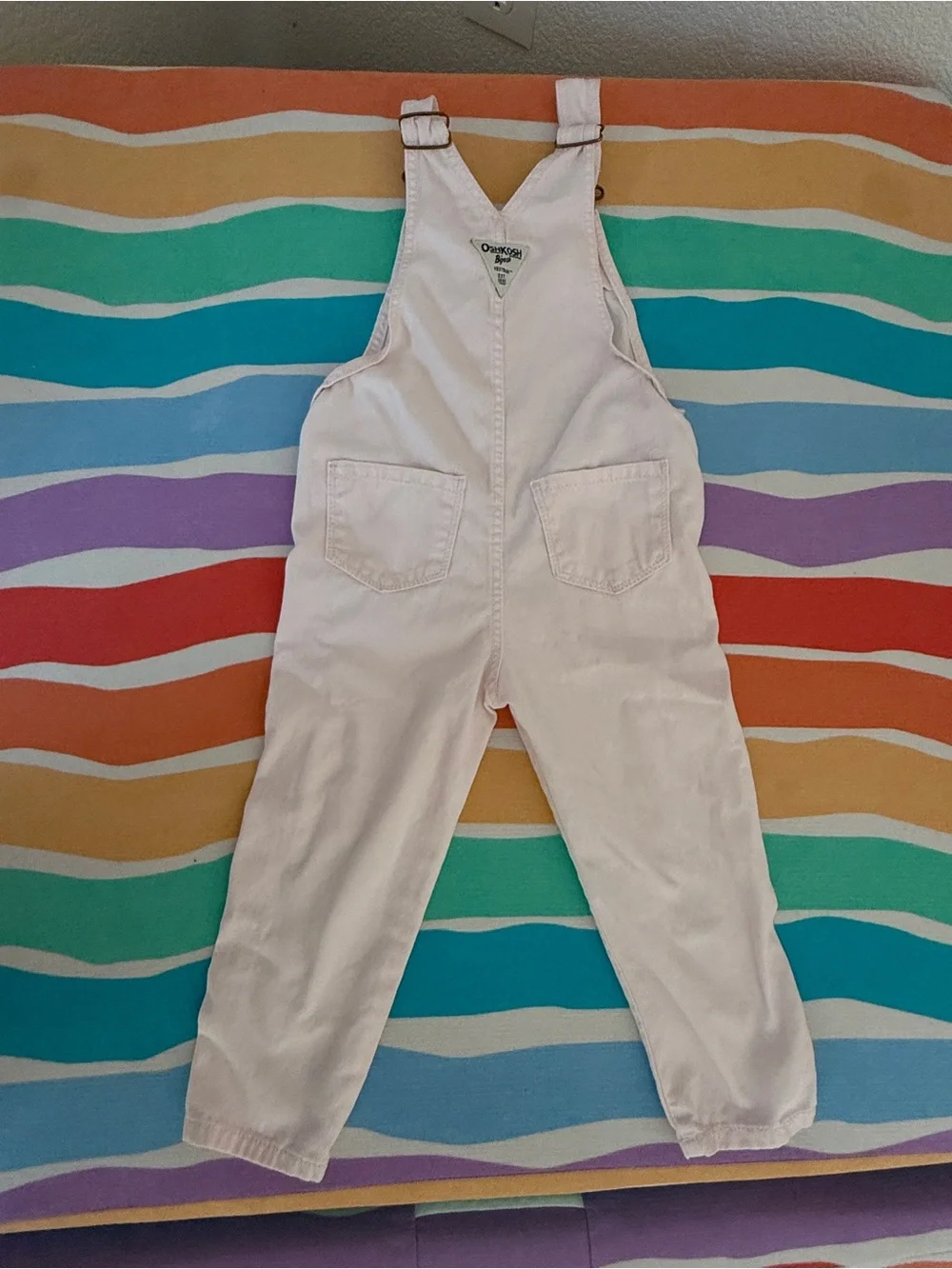 OshKosh B'gosh Pale Pink Toddler Overalls
